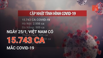 NGÀY 25/1, VIỆT NAM CÓ 15.743 CA MẮC COVID-19 | VTC9