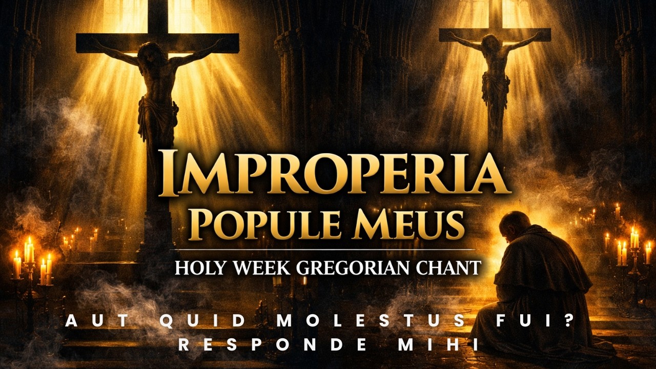 Improperia – Popule Meus, Quid Feci Tibi | Sacred Holy Week Gregorian ...