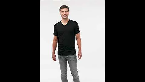 Bella + Canvas 3005CVC Unisex Heather CVC V-Neck Tee - Buy at ApparelnBags.com