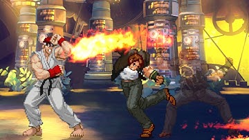 Master Ryu Vs Kyo Kusanagi  - Capcom Vs Snk || Intense Fight