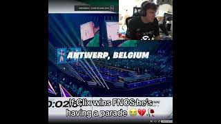 If Clix wins FNCS hes having a parade 😭💔🥀