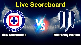 Cruz Azul Women vs Monterrey Women Live Score - Mexico Liga MX Femenil screenshot 2
