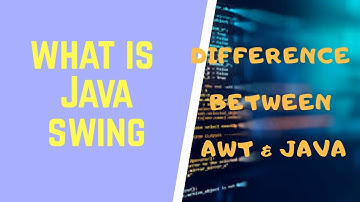 What is Java Swing || Swing Features || Difference between AWT & Swing