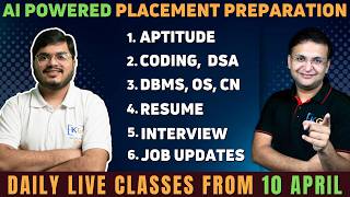 Complete Placement Preparation Roadmap 2026 | MERA PLACEMENT HOGA | New Batch Starts 10 April