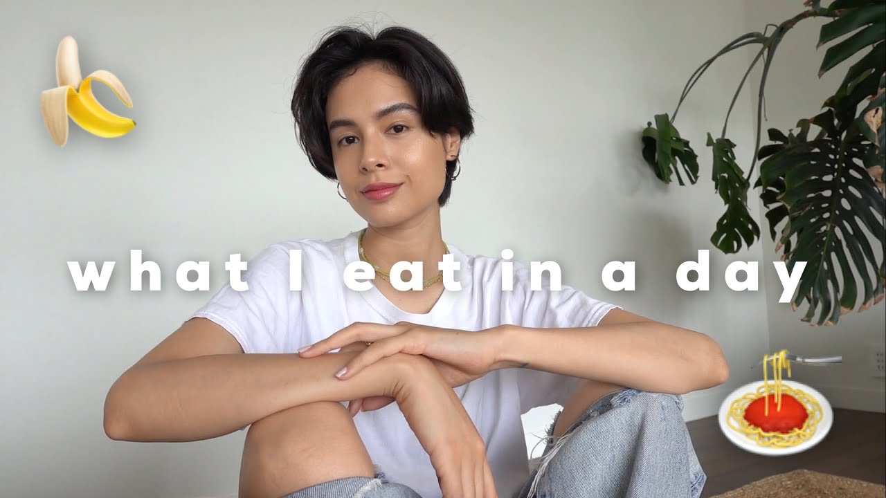 What I ate in a day] Easy recipes, things I usually eat - YouTube