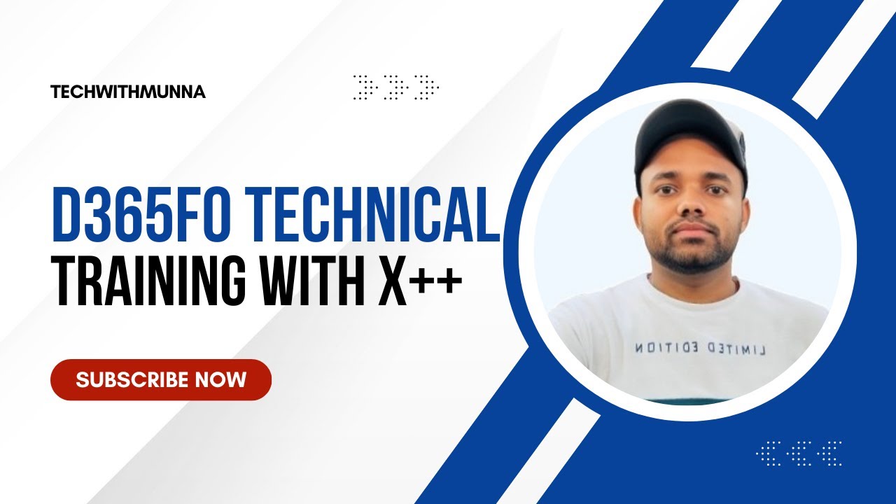 Day 1 | Microsoft Dynamics 365 FO Technical Training | X++ Basics for ...