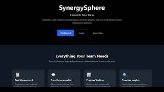SynergySphere Demo - Odoo Hackathon 2025's Amazing Team Collaboration Platform!