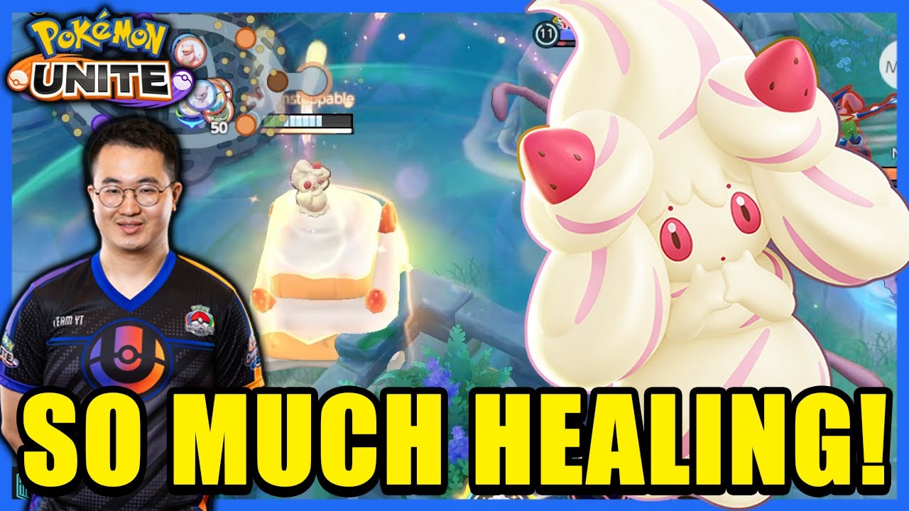Алкреми — лучшая поддержка в лечении в текущей мете! | Pokémon Unite
