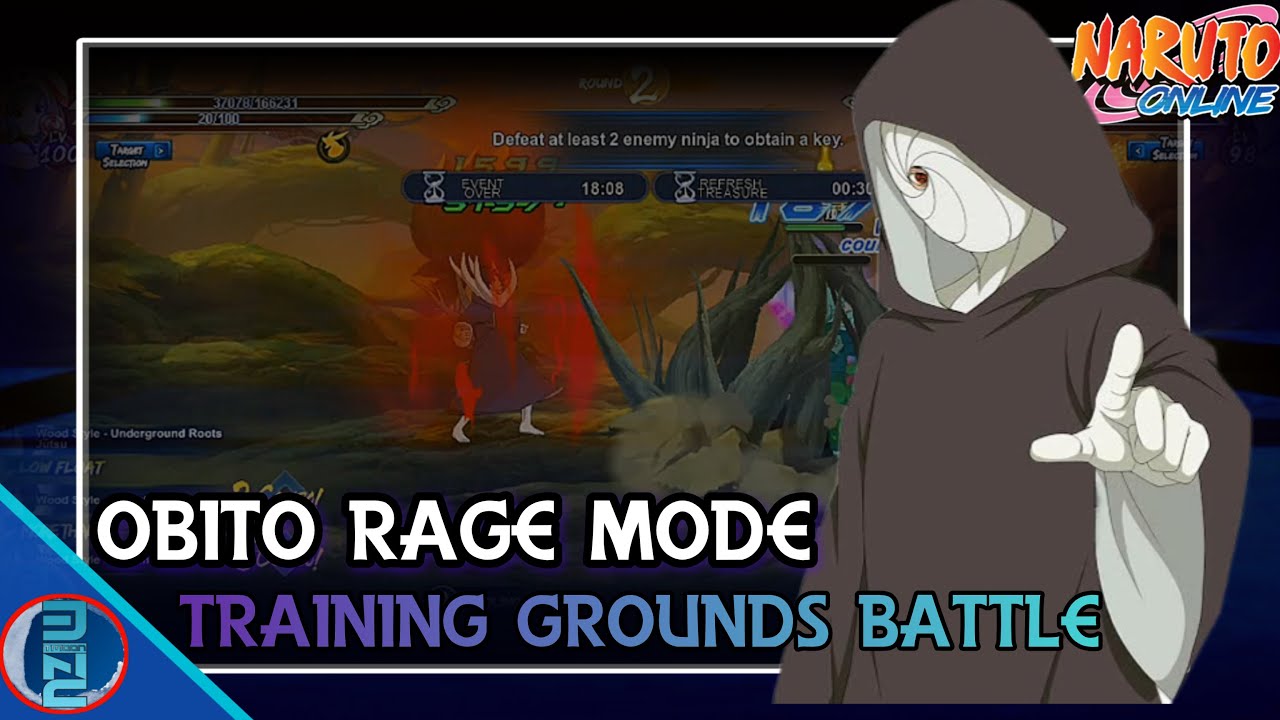 Naruto online [INA]|Obito rage mode|TRAINING GROUNDS BATTLE - YouTube