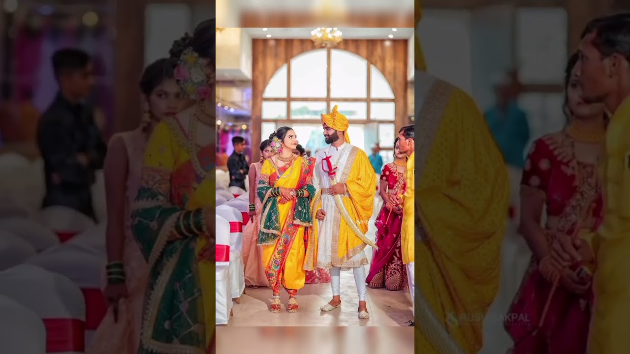 Marathi wedding couple/bride and groom look ideas