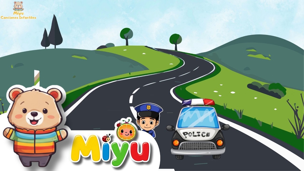 🚗🚒👮 Canciones Infantiles - Miyu: Coches, Bomberos, Policía y Mucho Más en un Solo Video 🎨🎶