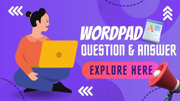 Wordpad Question & Answer mcq #quiz #computerbasics #wordpad #computereducational #education