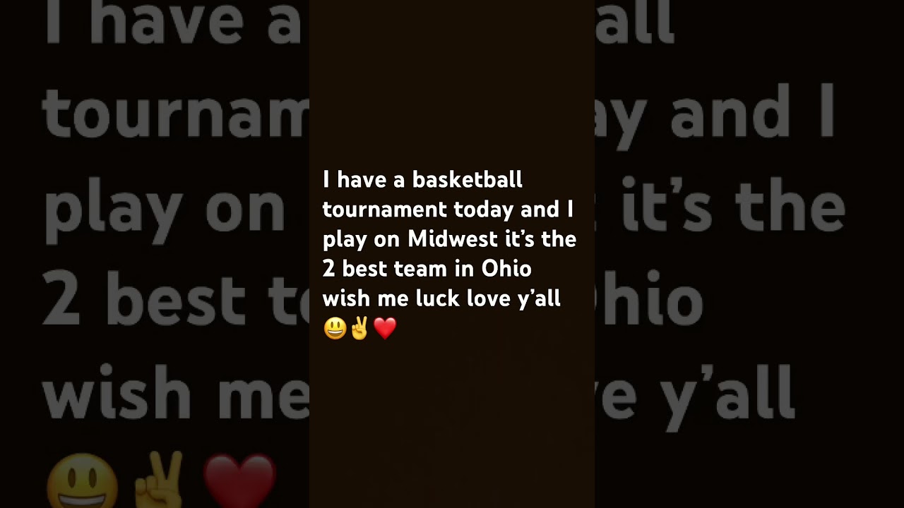 Midwest Basketball tournament🙃