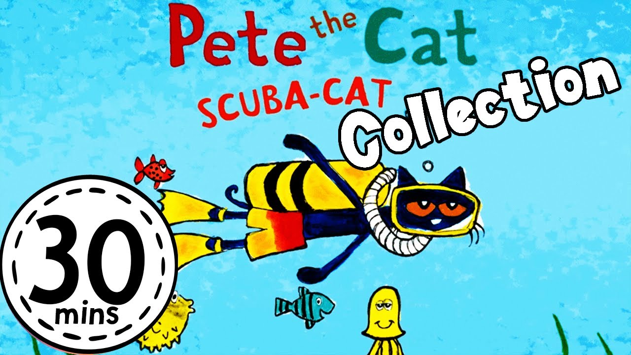 Pete the Cat Scuba-Cat | KittyCatCollection | English Story Book!!