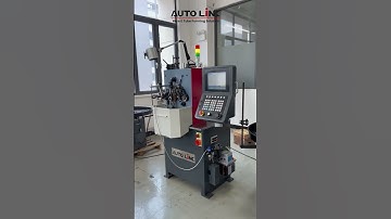 Precision in Motion | Auto Link SC-416 Spring coiling machine! #springcoilingmachine #cncmachine