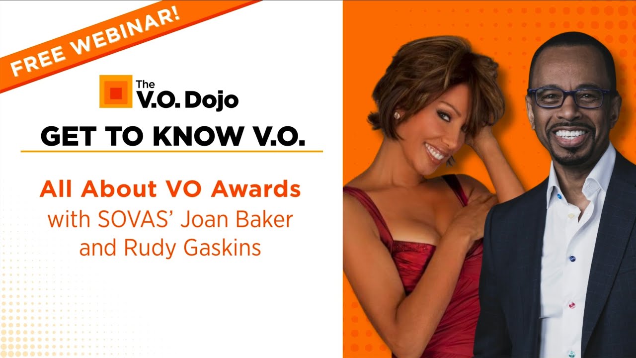 VO Awards with SOVAS' Joan Baker & Rudy Gaskins