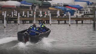 The world's first fully 3D printed boat which is both seaworthy and printed in one single piece