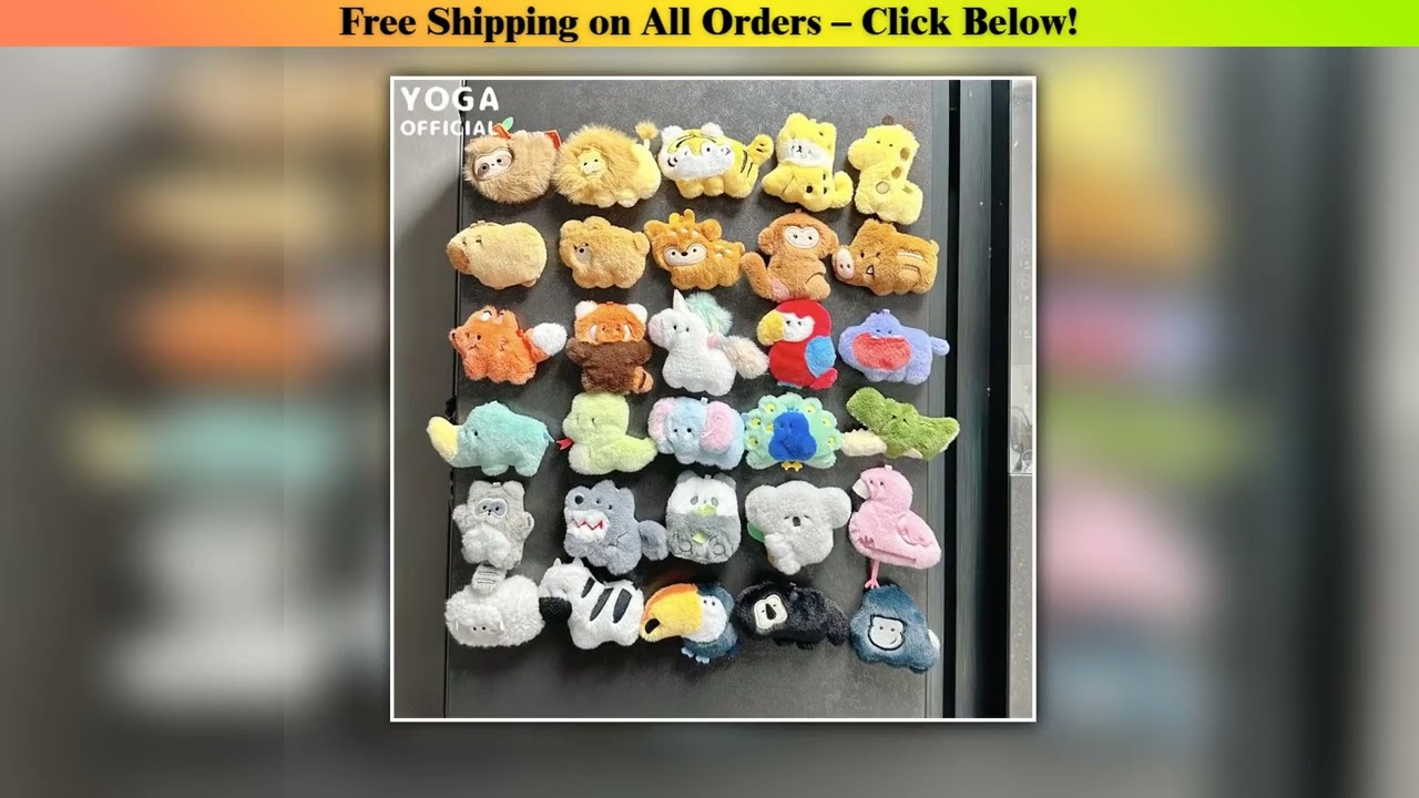 30pcs/Box Aquarium Marine Carnival Zoo Party Pendant Refrigerator Sticker Blind Bag Magnetic