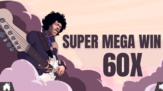 SUPER MEGA WIN on Jimi Hendrix online slot by SlotKing 540 views 3 years ago 58 seconds