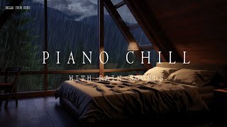 Peaceful Piano and Rain Sounds: Sleep Music for Stress Relief 🌧️🌿 Cozy Forest Bedroom Retreat