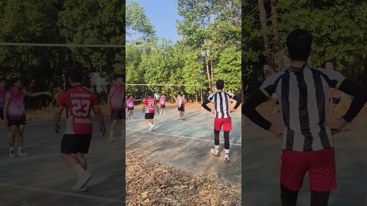 แข่งวอลเลย์บอล set ที่2 ระหว่างทีม อนอัวสาวคุ้มวัด&ทีมนางฟ้า วิคตอเรีย