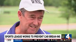 Sports league works to prevent car break-ins