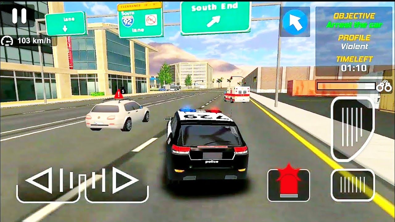 Police Car Chase Cop Simulator Android gameplay YouTube