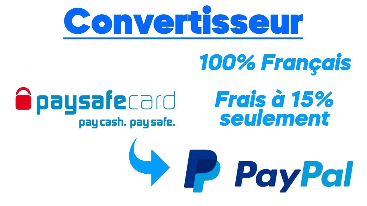 Comment convertir de l'argent Paysafecard en Paypal en 10 minute