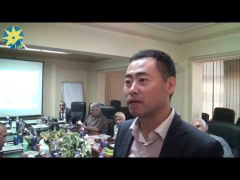 بالفيديو زيارة وفد من أ ش أ لوكالة أنباء شينخوا الصينيه