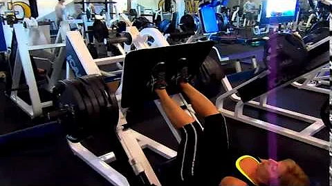 Sue Jansen 690lb  Lying Leg Press