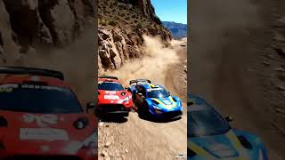 Two Race Cars Duel for Speed on an Extreme Track — Who Takes the Win?";