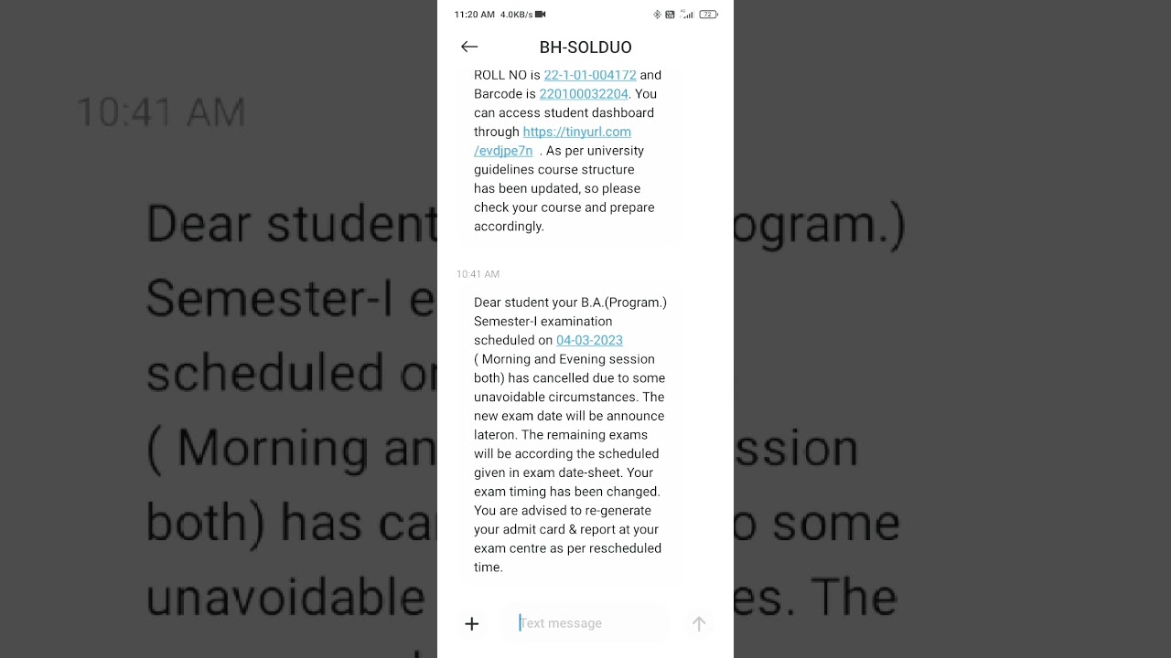 sol du exam cancel || 4 march 2023