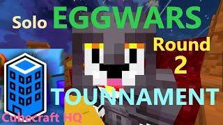 【EggWars Tournament  Round2】Cubecraft HQ's solo TottoOP bedrock minecraft PVP server game