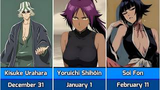 Bleach Characters’ Birthdays You Didn’t Know | Haxx-Anime