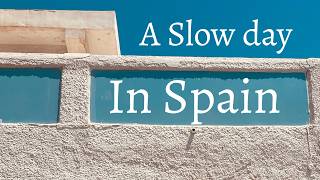 A Slow Day In Spain | Coffee, Beach, Swim, Reading | Quiet Vlog 🤍