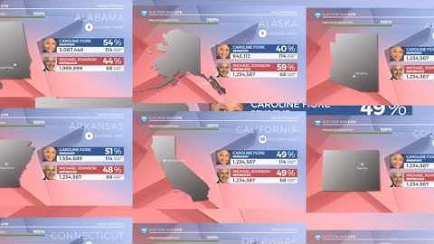 Election Map LITE. After Effects Project on Videohive.net