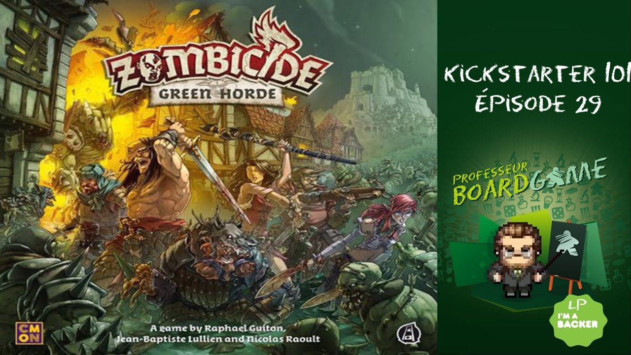 Zombicide Green Horde Extensions - Horde Box Et Exclusivités Kickstarter - Occasion