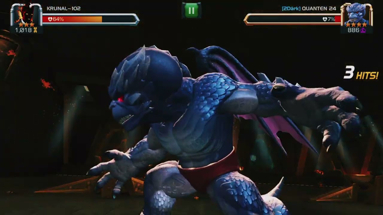 What if Sunspot Vs Dragonman MCOC gameplay