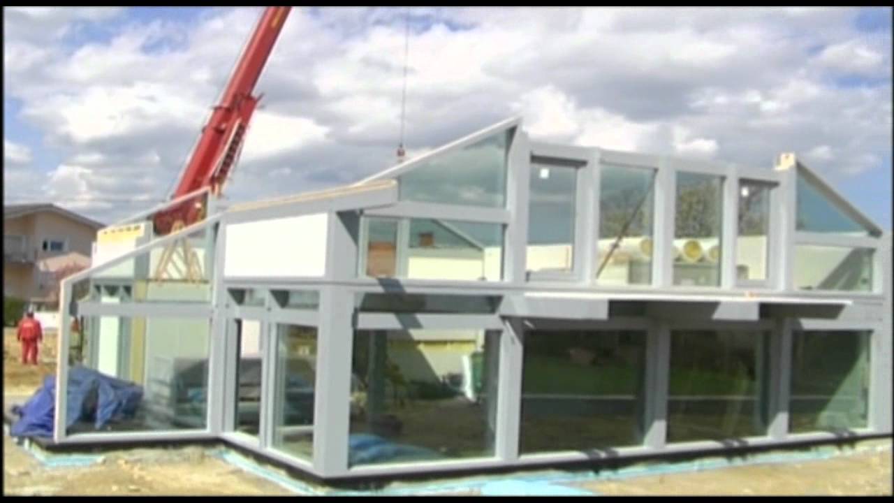 Kager Hiša - gradnja montažne hiše - Vita Nova 209 - YouTube