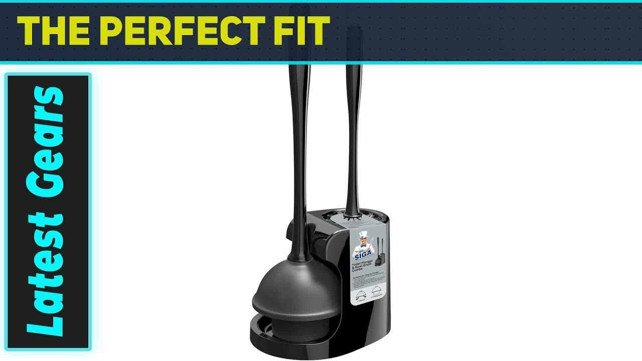 MR.SIGA Toilet Plunger & Bowl Brush: The Ultimate Bathroom Cleaning Combo