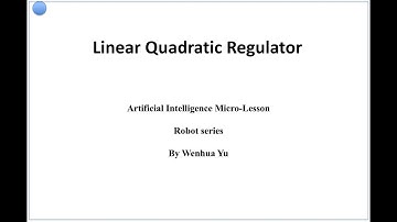 Linear quadratic regulator (LQR)