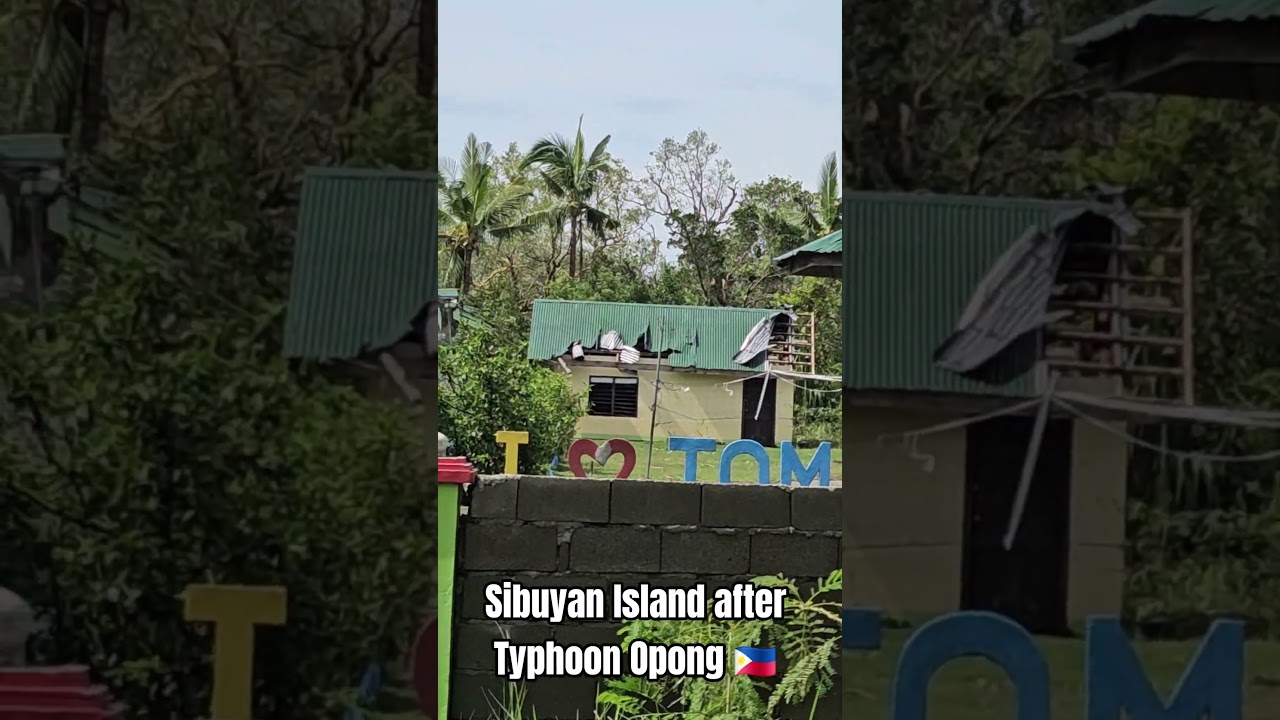 Sibuyan Island after Typhoon Opong. 