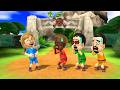 Wii Party Board Game Island Showdown! Tails Vs Emma Vs Akira Vs Victor (4K UHD)