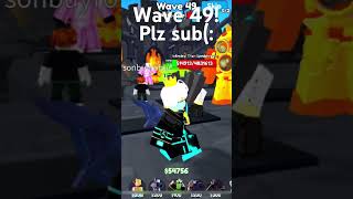 Toilet tower defence simulator wave 49 #roblox #justgameplay #robloxedit #trend