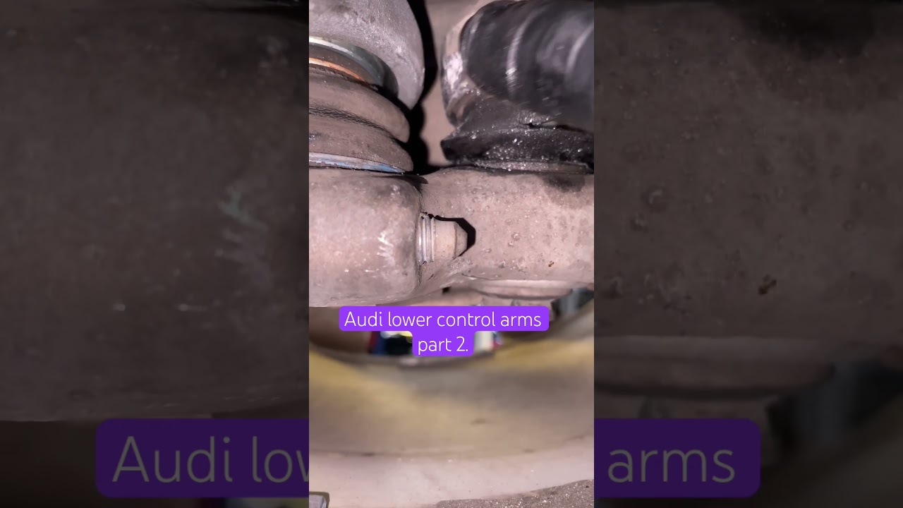 Audi A5 front lower control arms noisy.