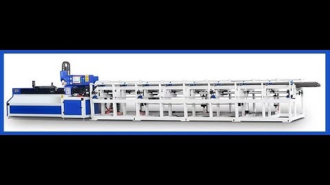 Automatic Loading & Feeding Laser Pipe Cutting Machine in line production