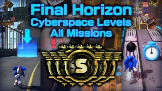 Sonic Frontiers - Final Horizon - All Cyberspace Levels, All Missions, S Ranks, No Damage @ZappyG