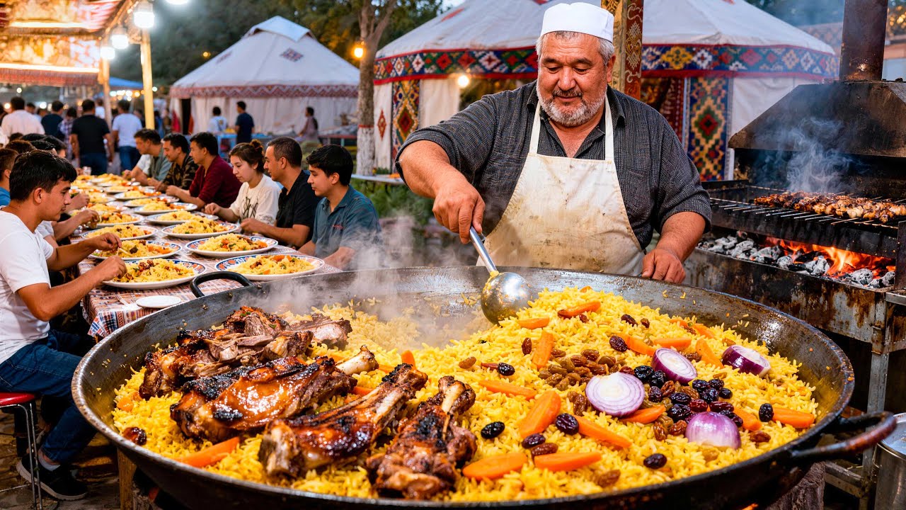 Khám phá chảo cơm thập cẩm khổng lồ đặc sản nổi danh của xứ sở Tân Cương
