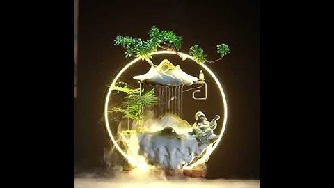 TIỂU CẢNH PHẬT DI LẠC THÁC NƯỚC - MẪU MỚI 2022 - Decor Phương Anh