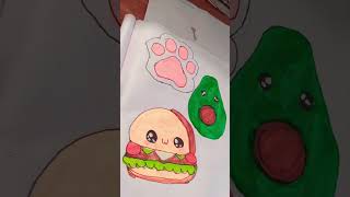 homemade stickers making vlog cherry blossom 🍒🌸#youtubeshorts